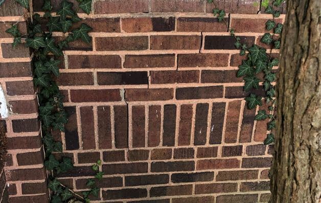 stairstep cracks in brick