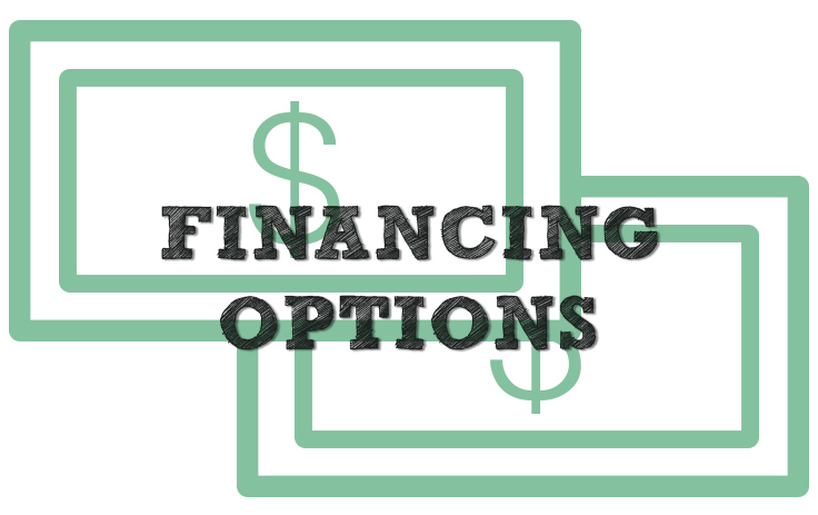 Image of dollar sign with words "Financing Options"