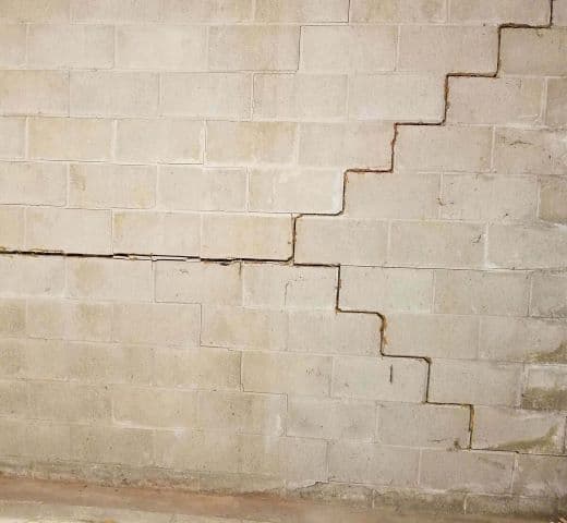Repair A Bowing Wall, How To Fix Brick Foundation Basement Wall
