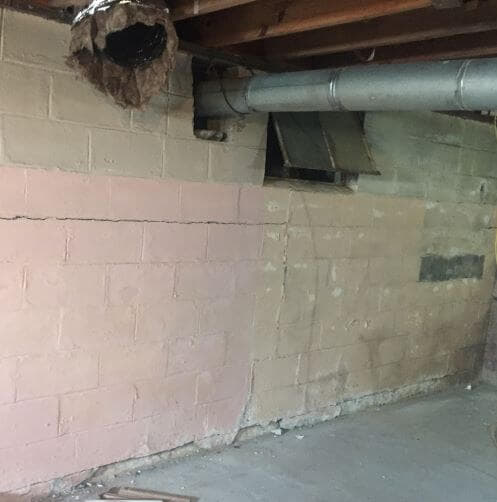 How To Repair Foundation S Acculevel, How To Fix Brick Foundation Basement Walls