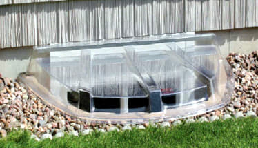 polycarbonate clear plastic window well cover