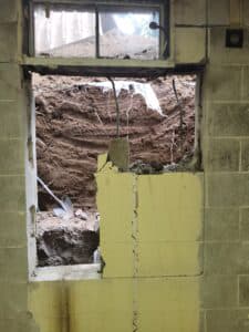 cutting hole in wall for window
