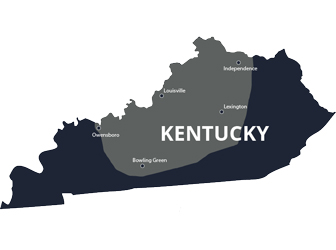 Kentucky state Icon showing Acculevel service area