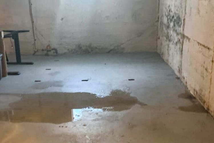 leaking basement