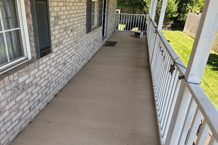 before foundation repair lexington