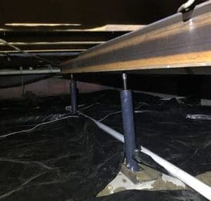 sagging floors need crawl space repair indianapolis