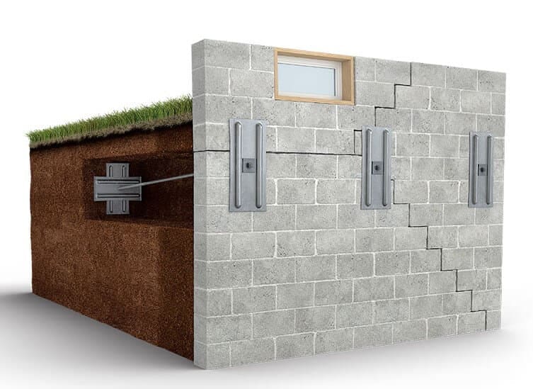 st louis mo wall anchors for foundation repair