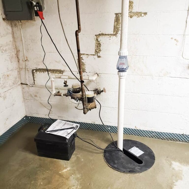 akron sump pump battery backup