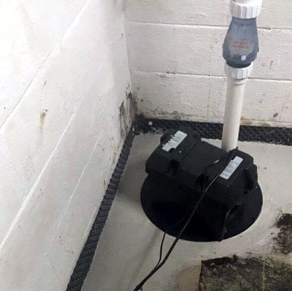 residential sump pump installation in davenport iowa