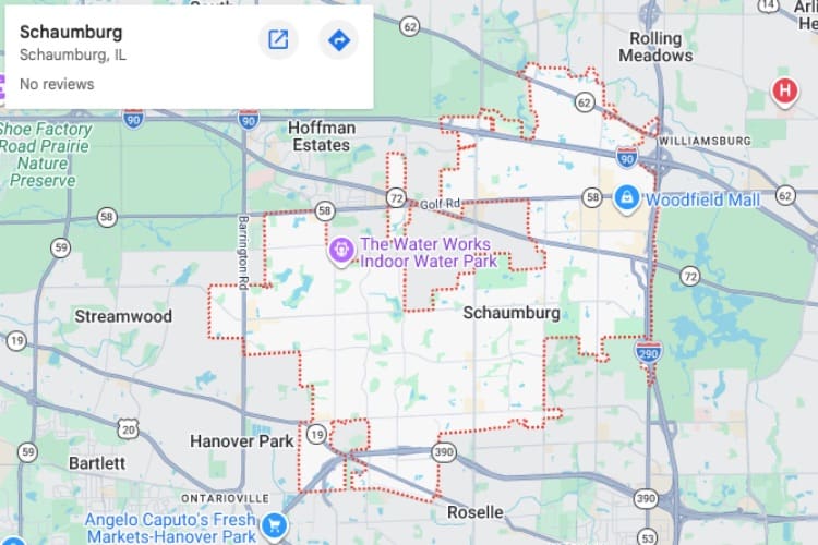map of Southfield MI