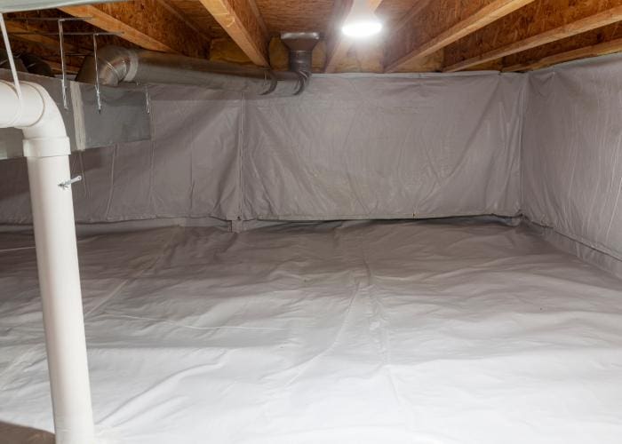 crawl space encapsulation in middleton
