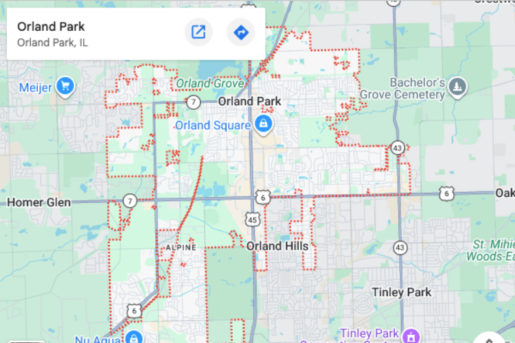 map-of-orland-park