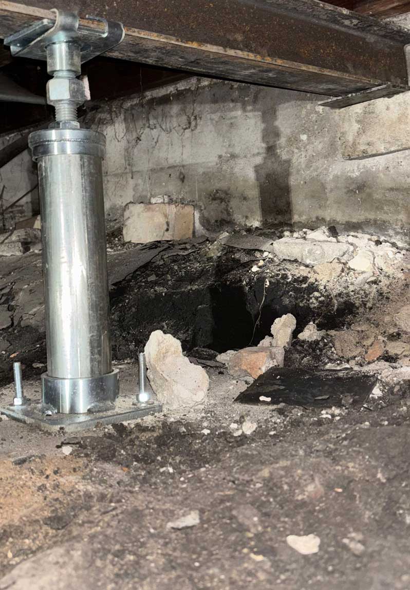 crawl-space-repair-support-jack-chicago-il-60601